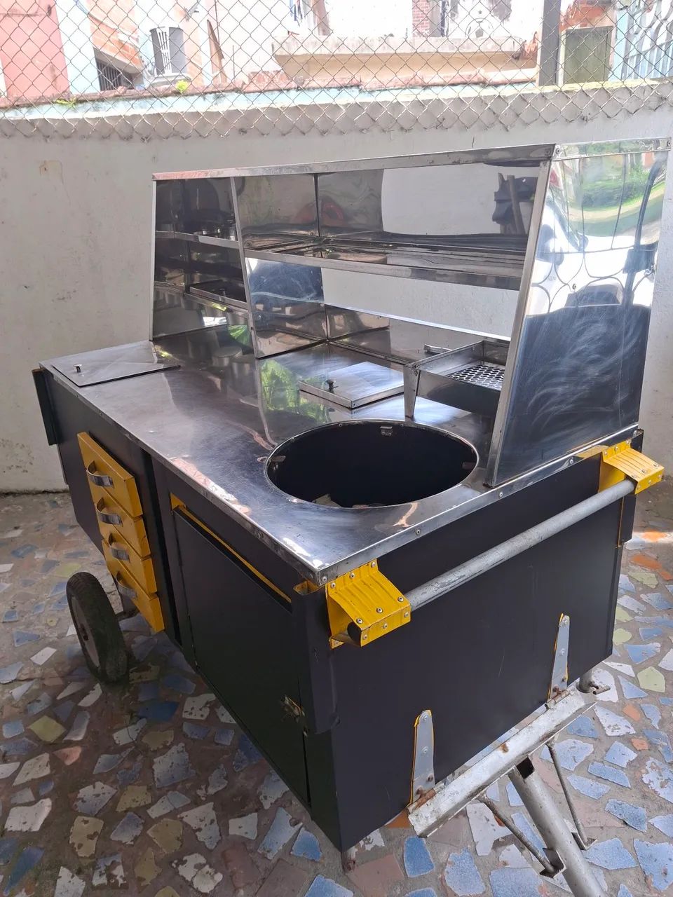 Carrinho de lanches 