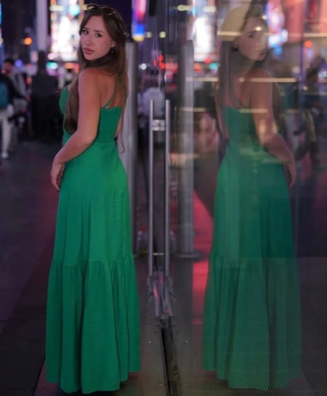 Vestido verde casual elegante (nunca usado) - Foto 3