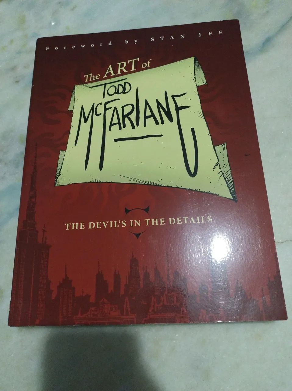 ART book todd McFarlane capa mole 400 pgs