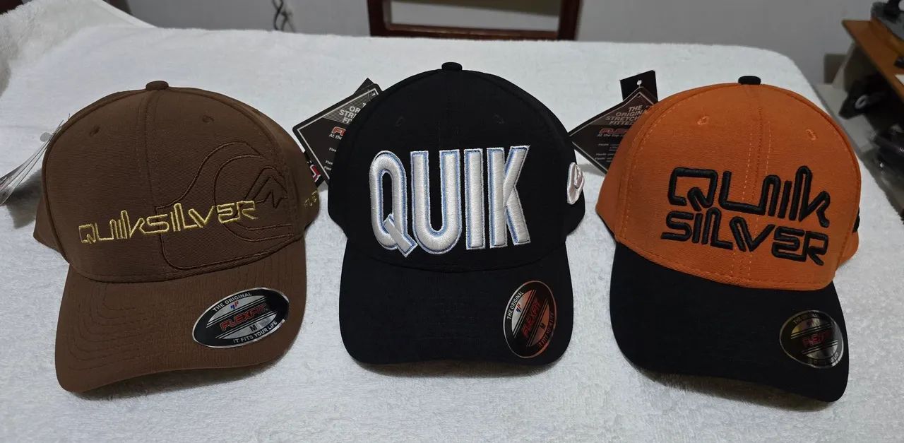 Bonés fechado Quiksilver Flexfit - Novo - Foto 3