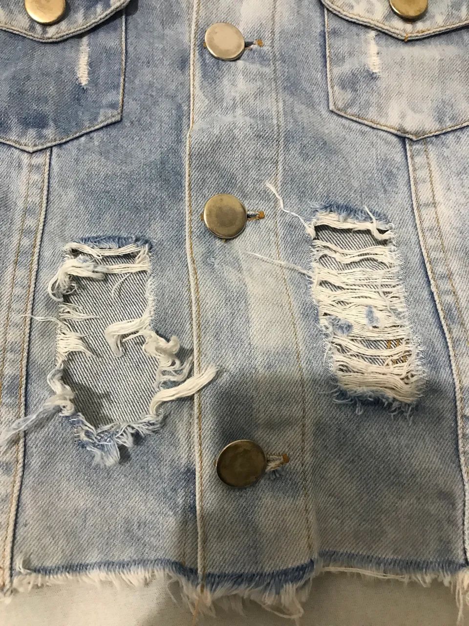 Jaqueta jeans Tam P - Foto 3