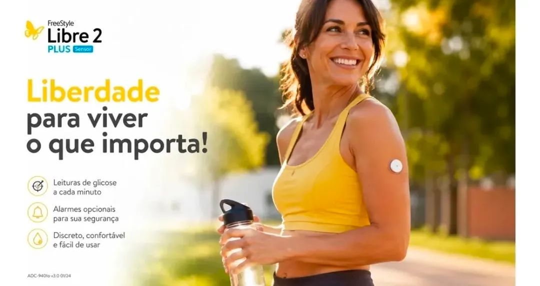 Sensor Freestyle Libre 2 Plus Abbott 1 Unidade - Foto 3