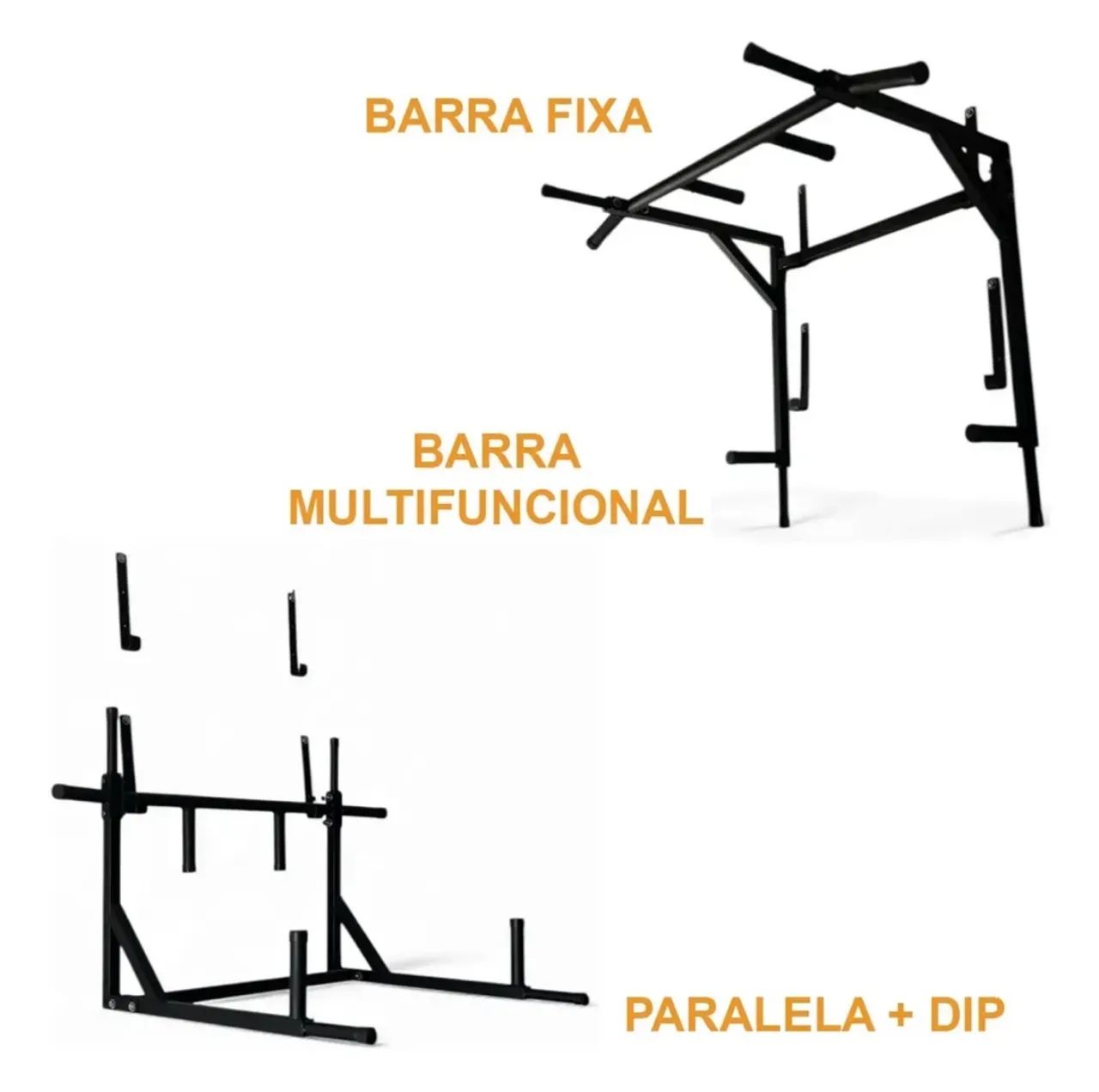 Barra fica parede paralela