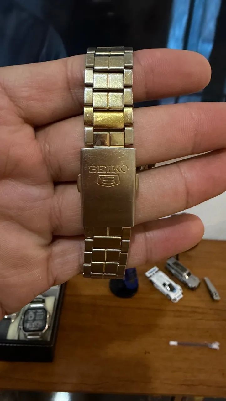 Seiko 5 automatic full gold snkk98b1 - Foto 4