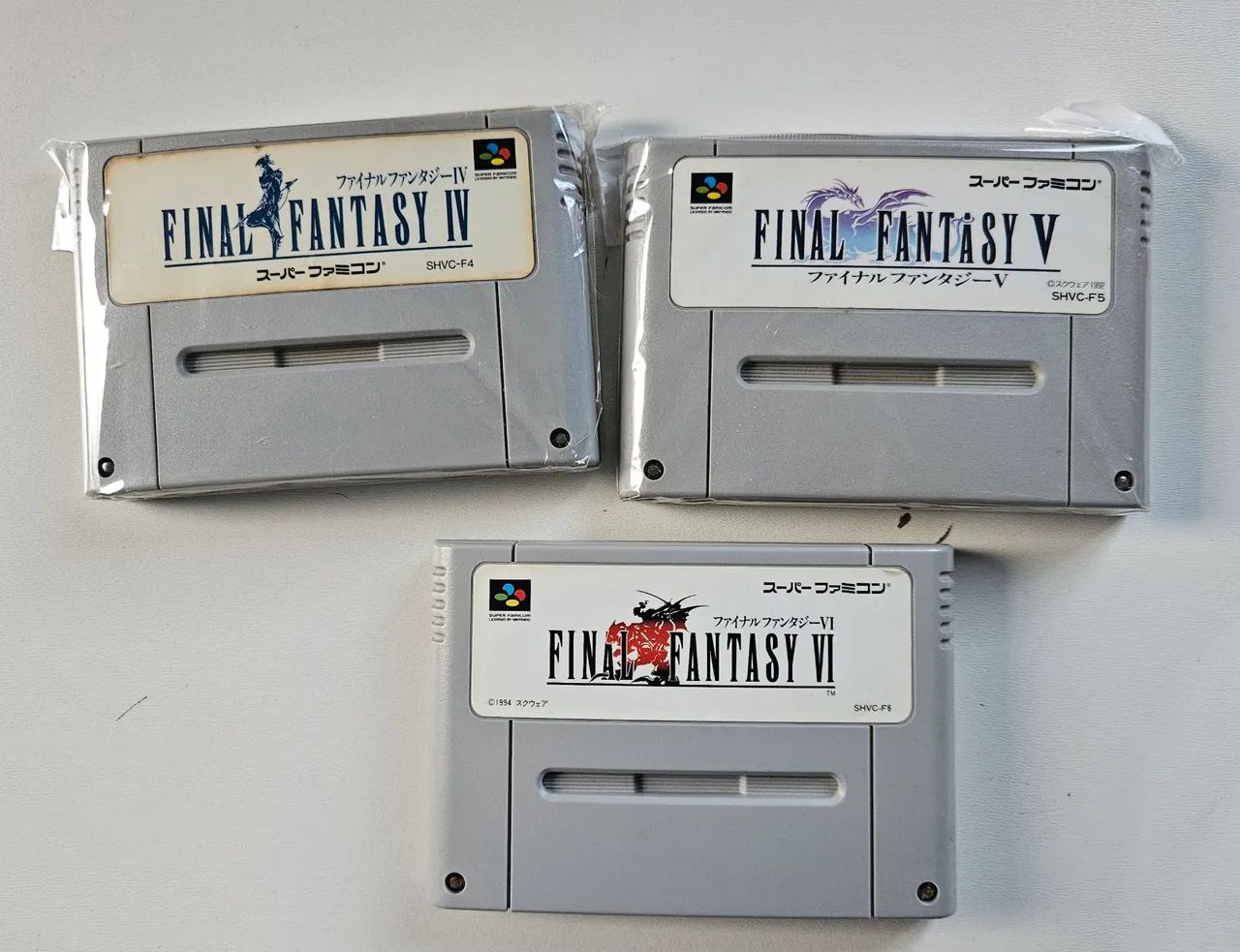 Combo jogos Final Fantasy Iv V VI super famicom Nintendo original japonês snes