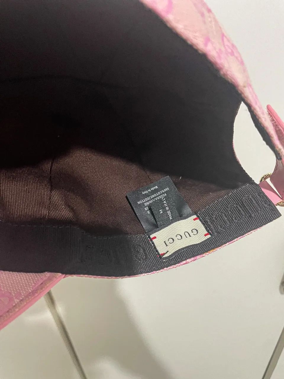 Boné Gucci rosa  - Foto 3