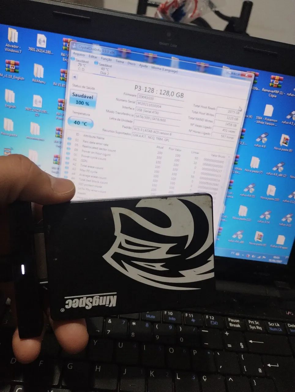 SSD 128gb no estado leia  - Foto 4