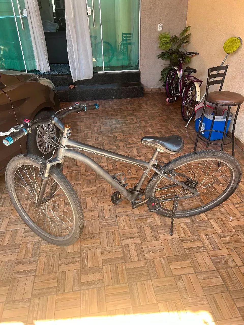 bicicleta de marcha, aro 29 preta - Foto 4