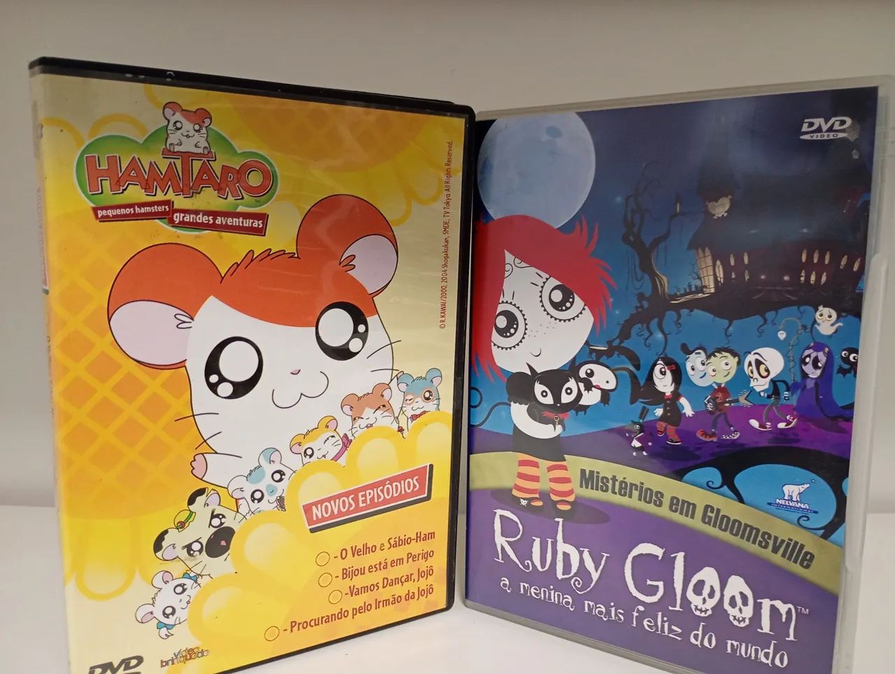 Dvd Ruby Gloon e Hamtaro 2 dvd item de colecionador.