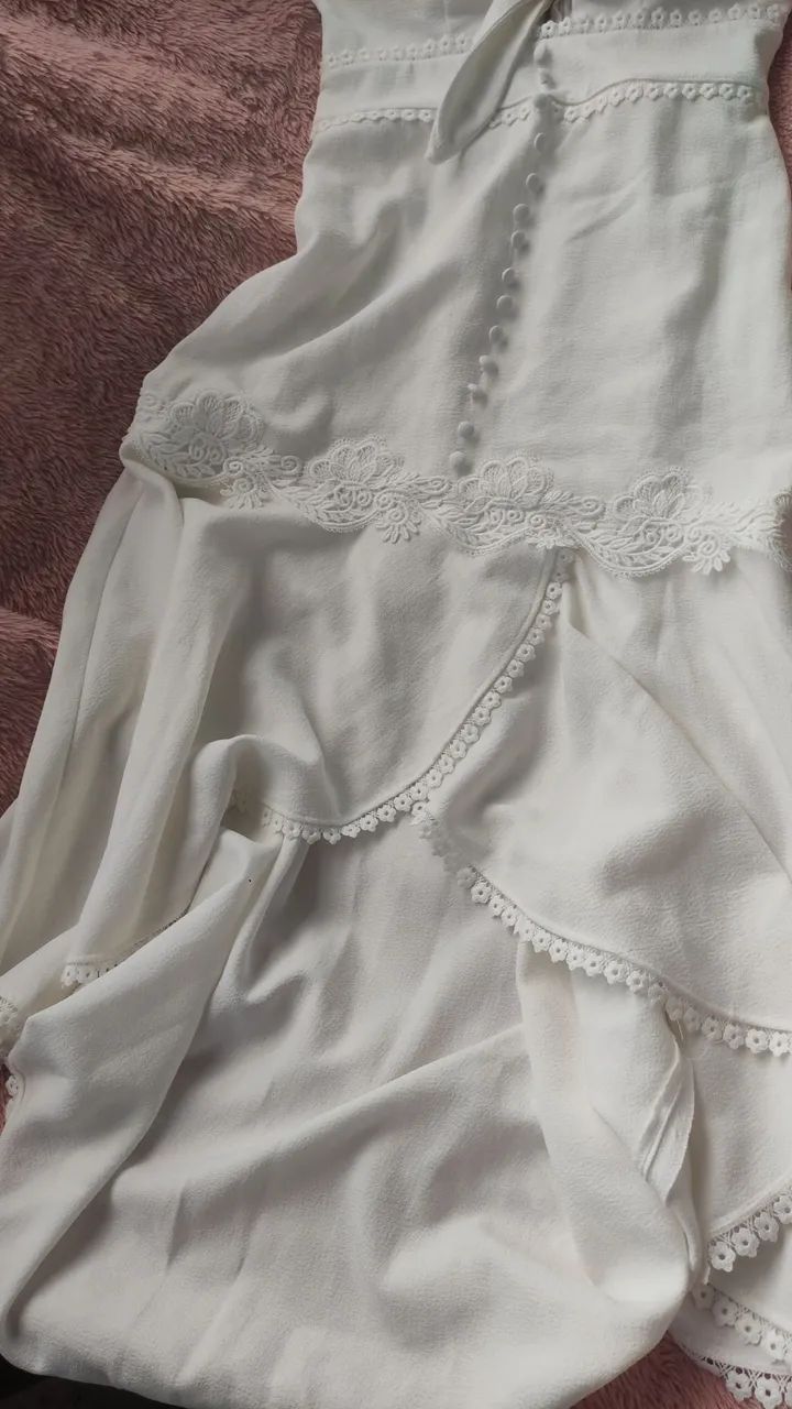 Vestido branco limonada pink  - Foto 2