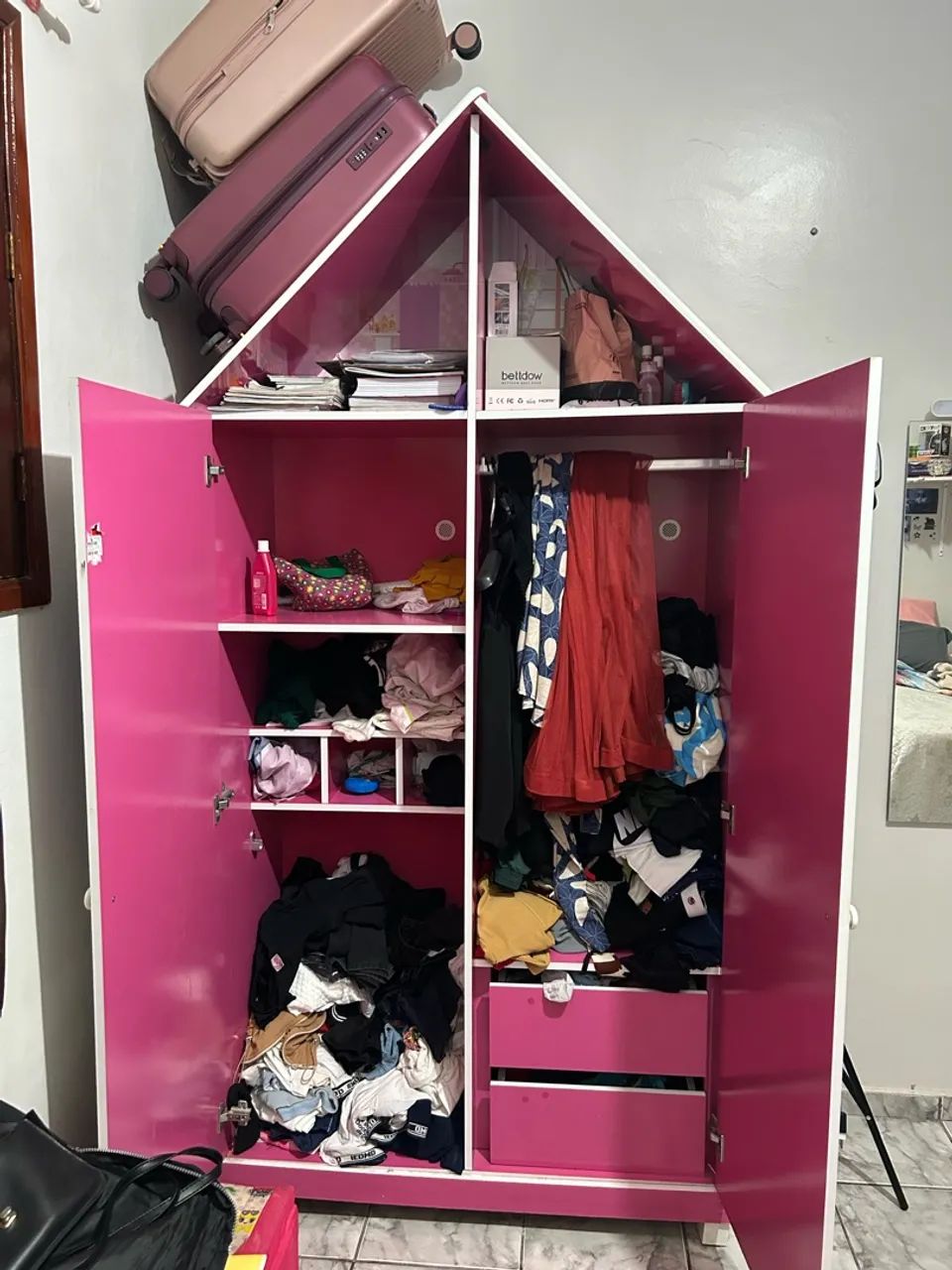 Guarda Roupa Infantil - Casinha - Foto 2