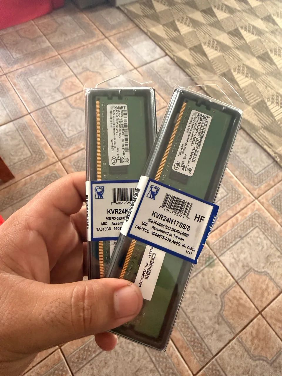 Dois pentes Memória ram ddr4 2133mhz 4gb  - Foto 2