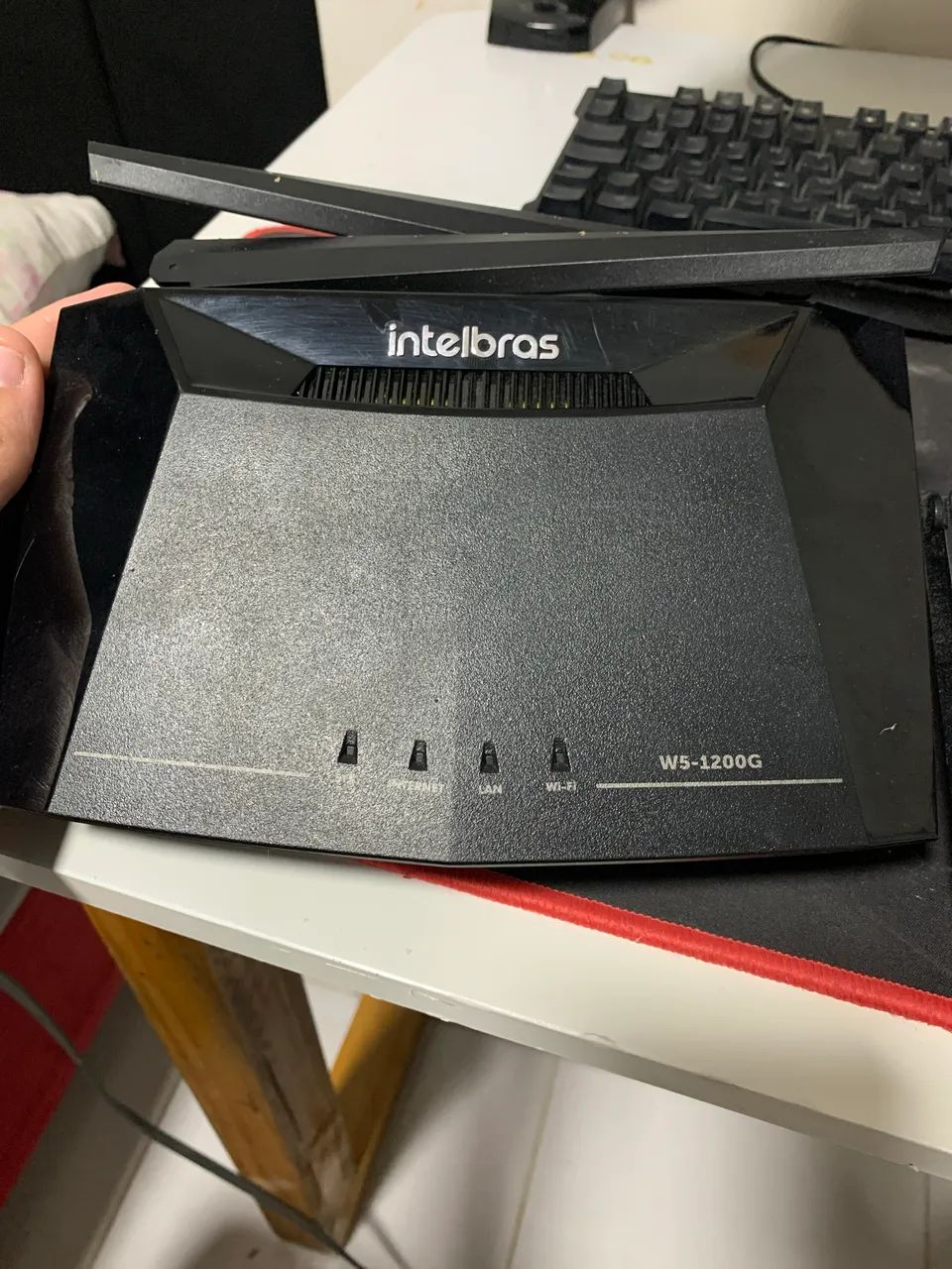 Roteador Intelbras W5-1200G 4 antenas - Foto 2