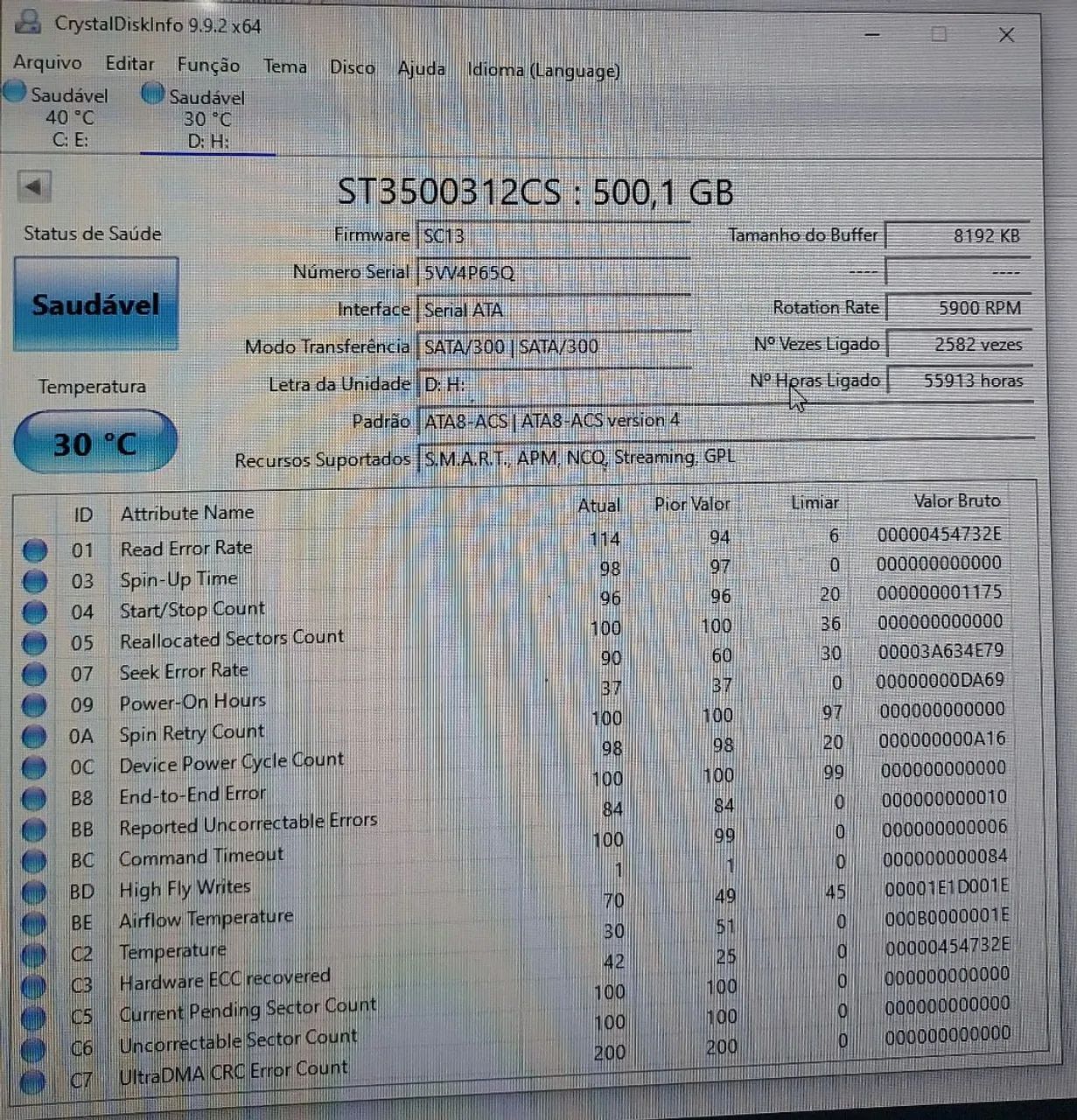 HD Seagate 500GB usado, modelo ST3500312CS. - Foto 3