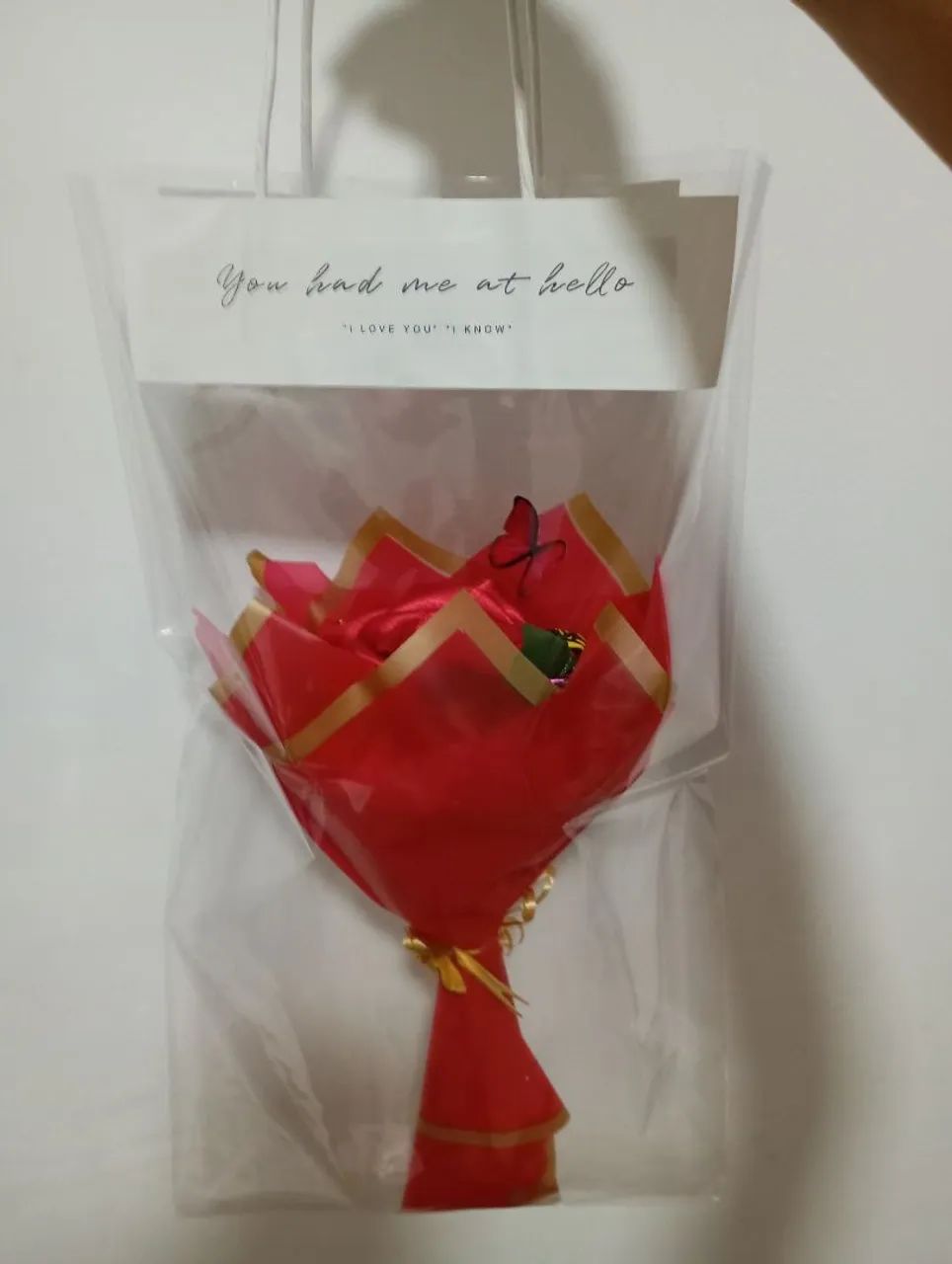 Rosa eterna com bombons  - Foto 4