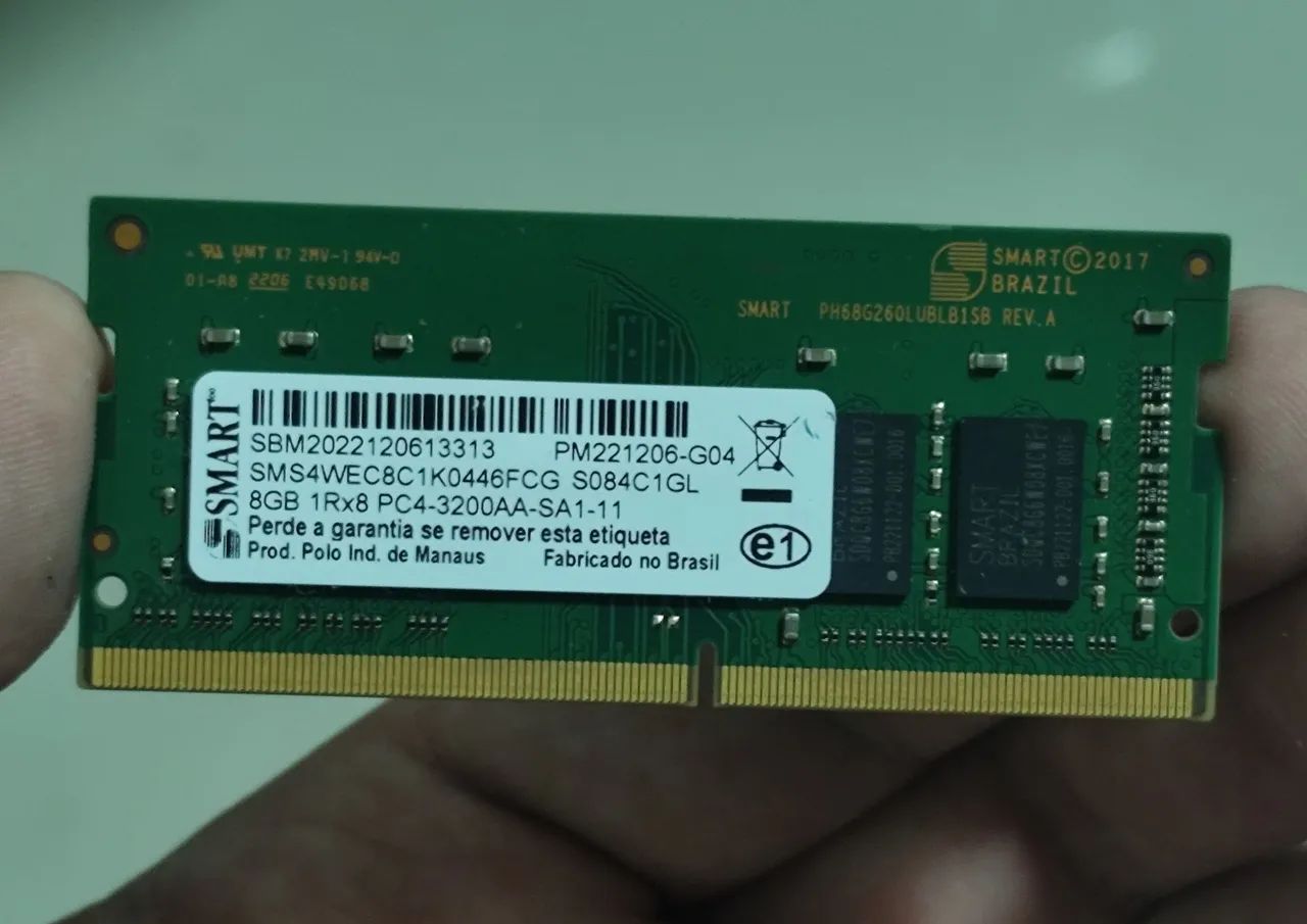 Memoria ram 8Gb para notebook