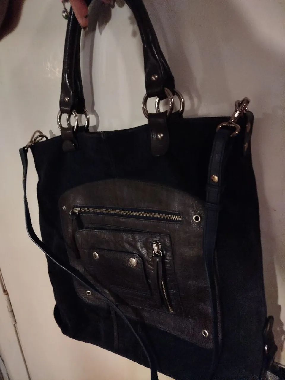 Bolsa de couro Arezzo 