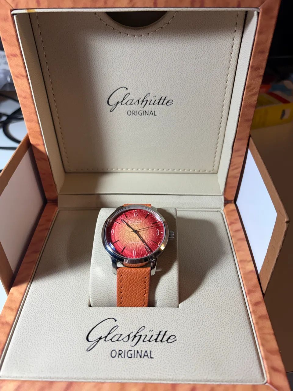 Relogio Glasshutte Original 39mm Super Clone