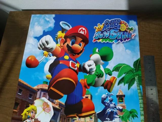 Material de divulgação guia Prima  Super Mario Sunshine (2002) poster - Foto 3