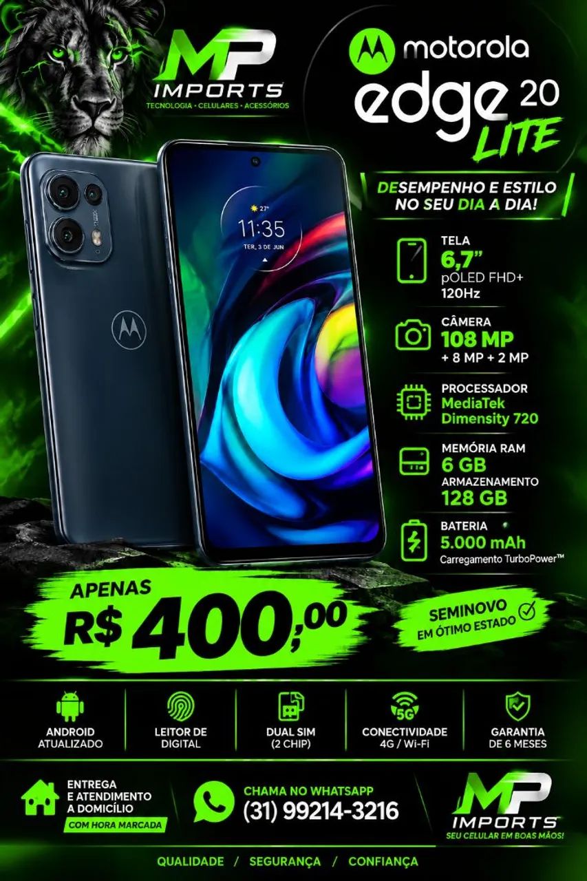 Edge 20 lite Motorola 