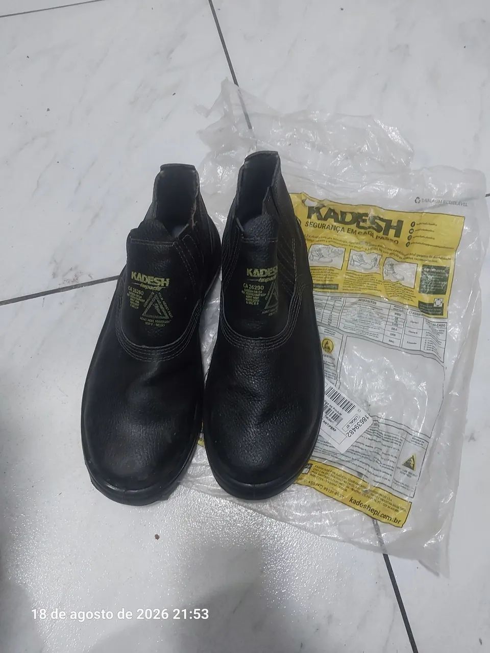 Bota de segurança 