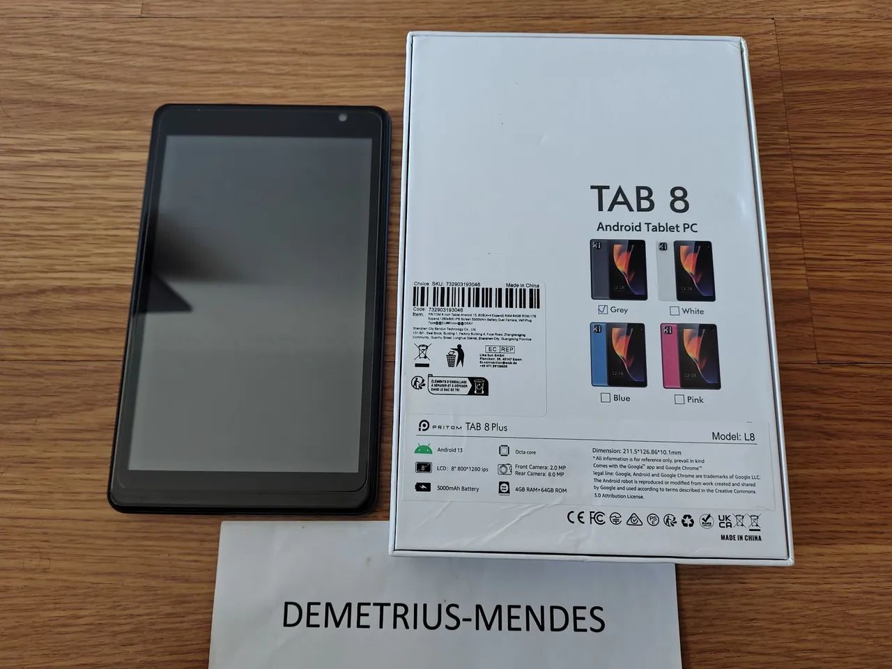 Tablet Pritom Tab 8 Plus completo - com defeito! - Foto 2