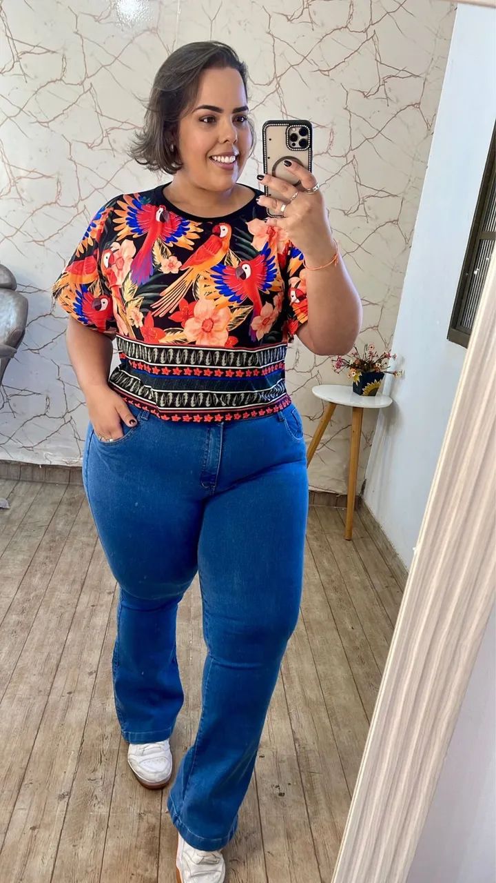 Cropped Inspiração Farm Plus Size - Foto 2