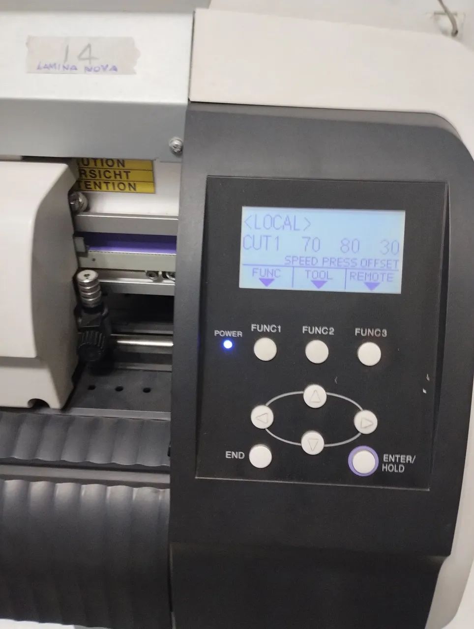 Plotter de recorte mimaki 60 Sr com Mira a laser super nova  - Foto 3