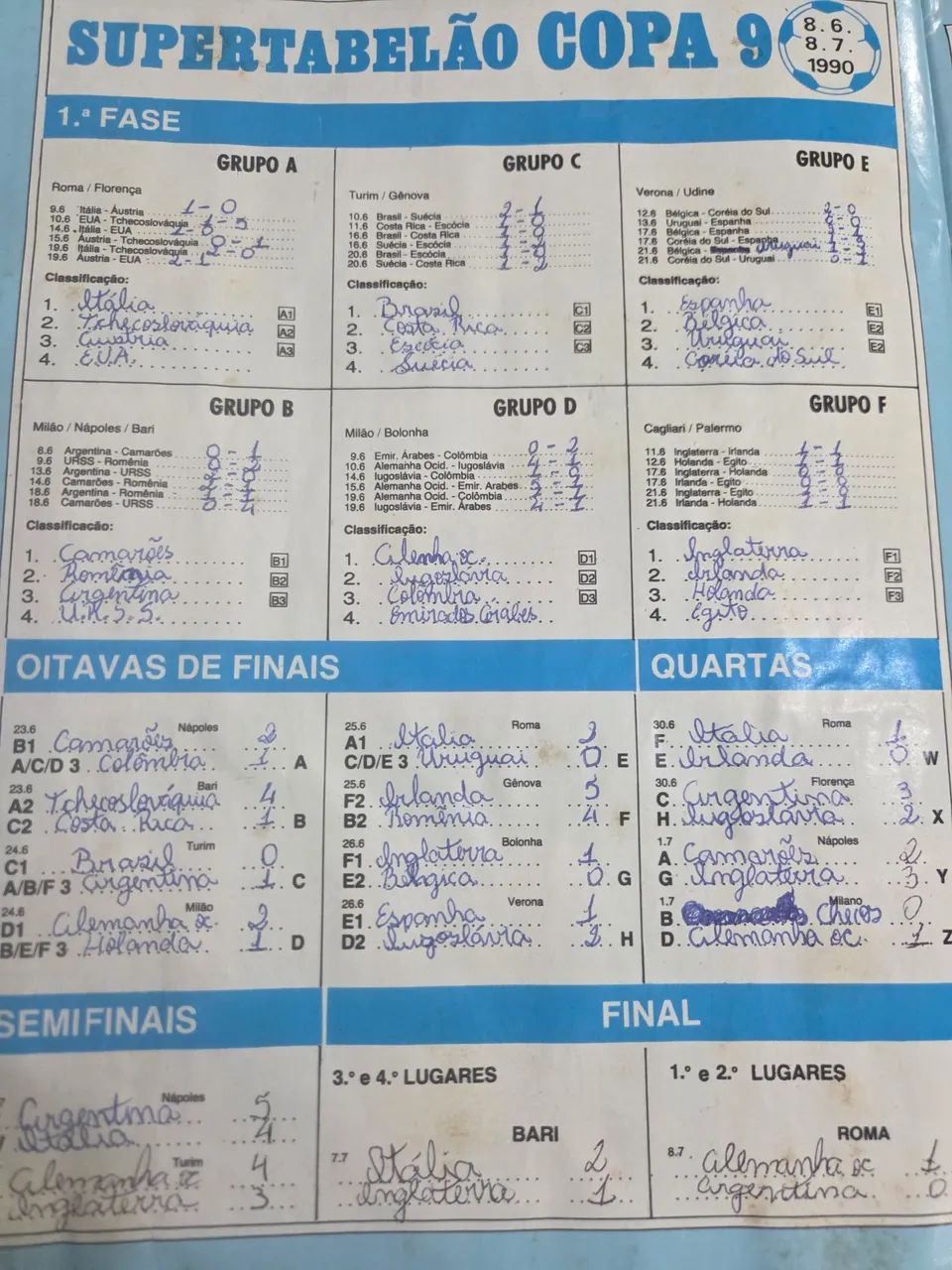 Álbum Copa 1990 Panini - Foto 3