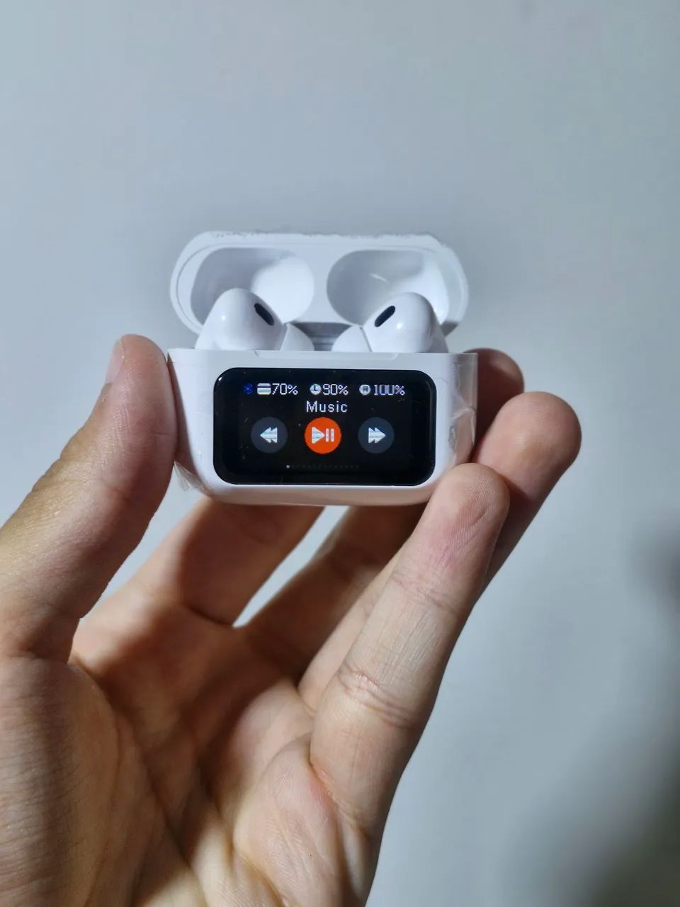 Fone Bluetooth TWS com Tela Touch, ANC/ENC e Cancelamento de Ruído - Foto 5