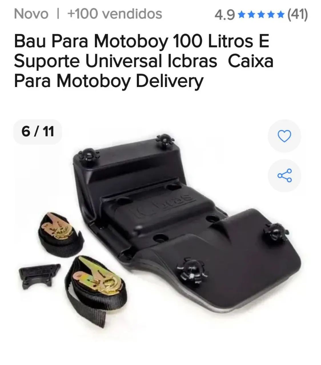 Baú Motoboy 100 L  - Foto 2