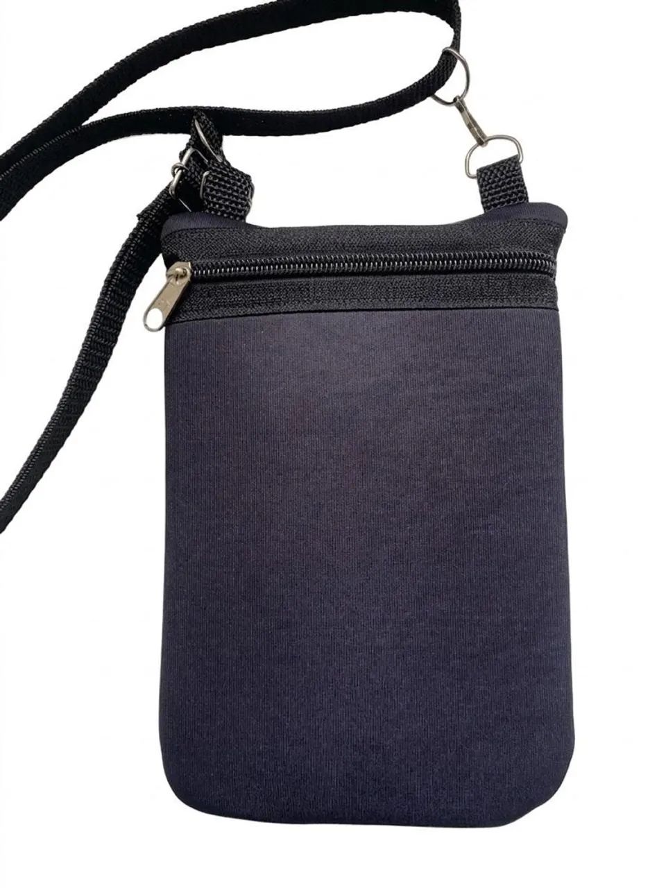 Bolsa preta em neoprene discreta e pratica - Foto 3