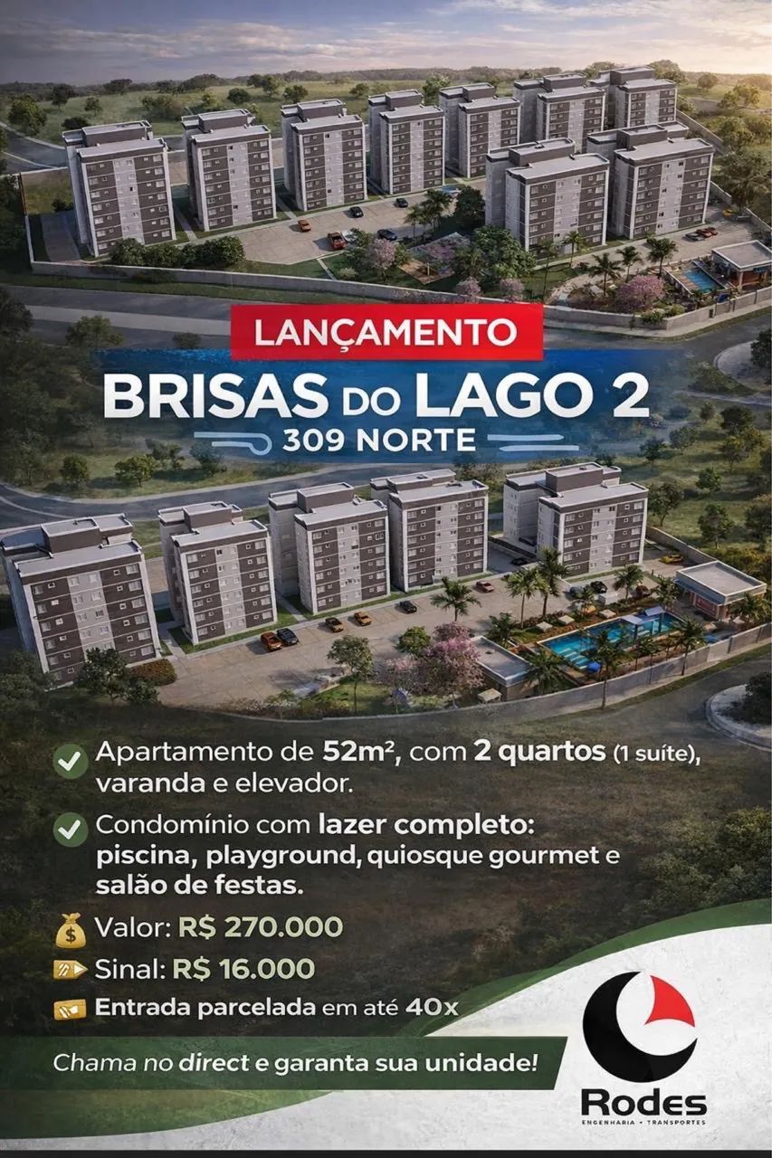 Vendo apartamento lançamento ? Brisas do Lago  - Foto 2