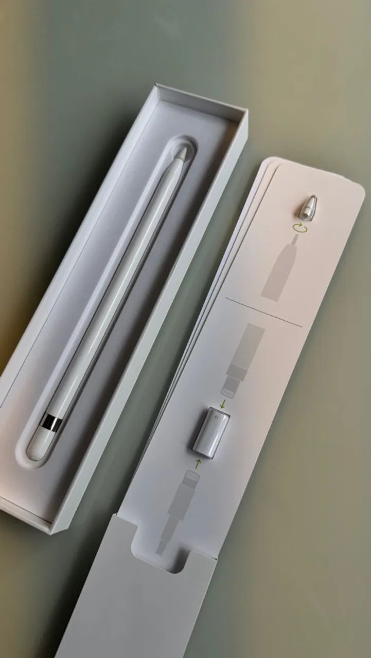 Apple Pencil 1ª Geração Original - A1603 - Com Caixa e Acessórios - Foto 3