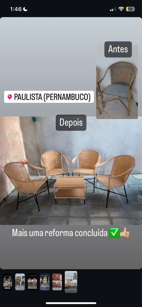 Reformas de cadeiras em fibra - Foto 2