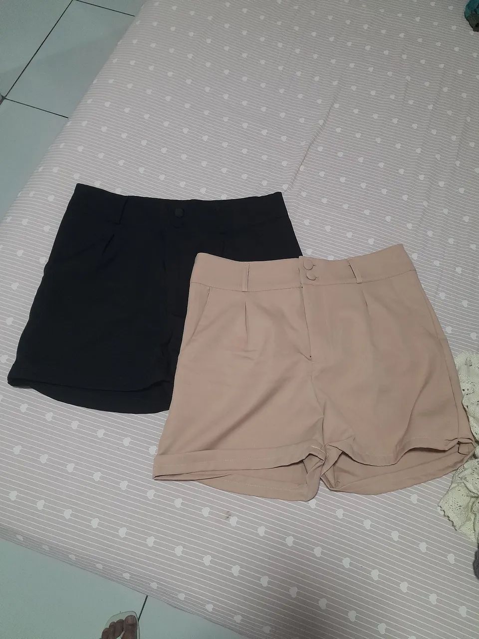 Kit short alfaiataria  feminino