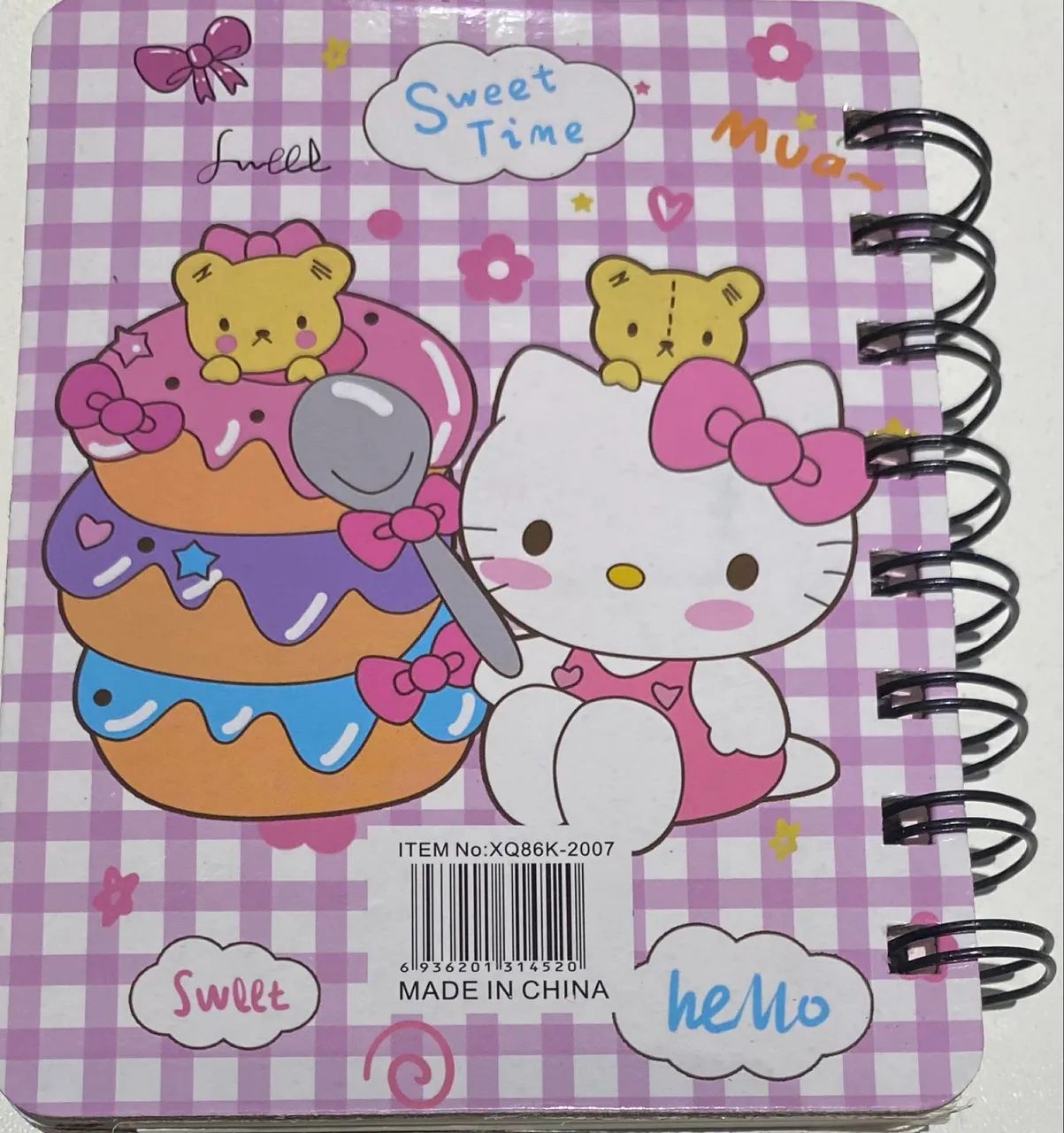 CADERNETA HELLO KITTY SUPER FOFA - Foto 3