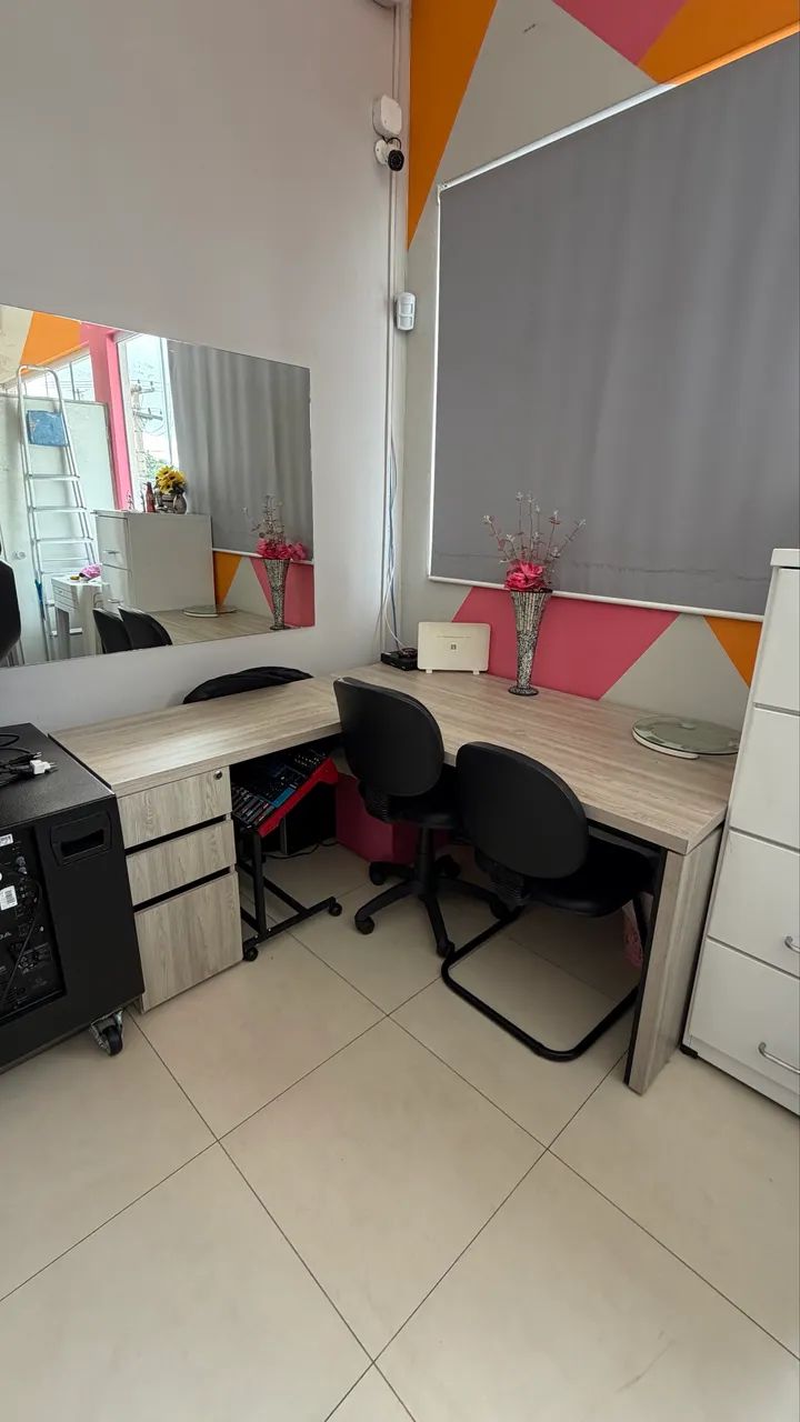 Mesa em L para escritório  - Foto 3