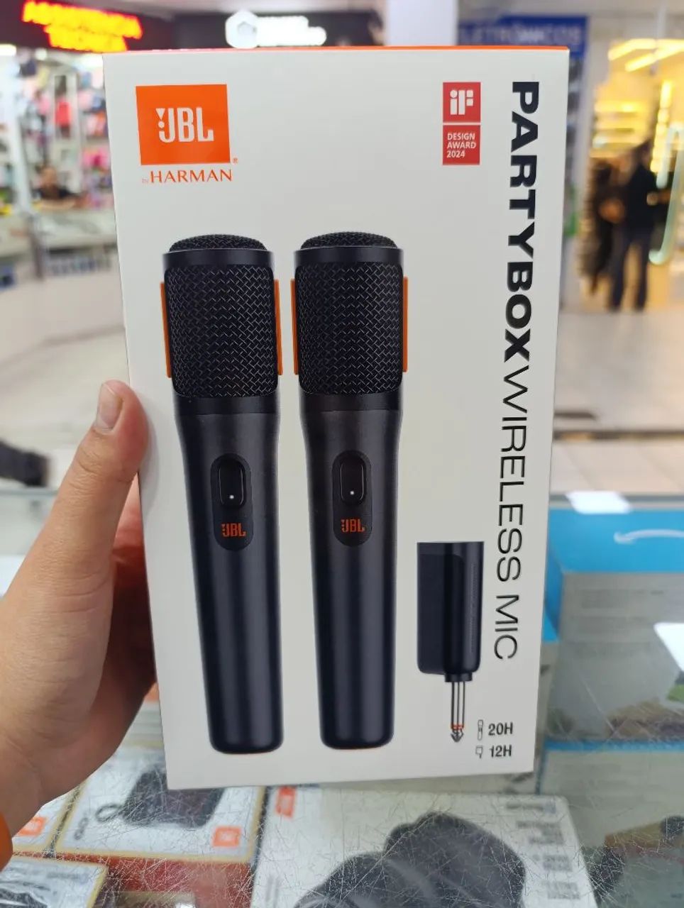 Microfone JBL Partybox Wireless Mic original 