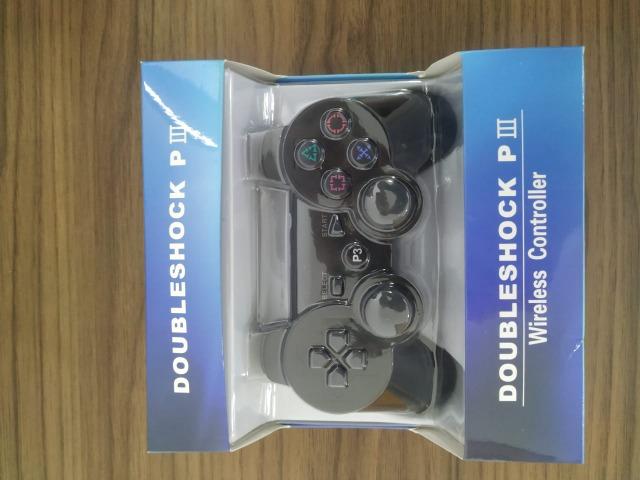 (NOVO) Controle Ps3 Doubleshock Sem Fio - Foto 3
