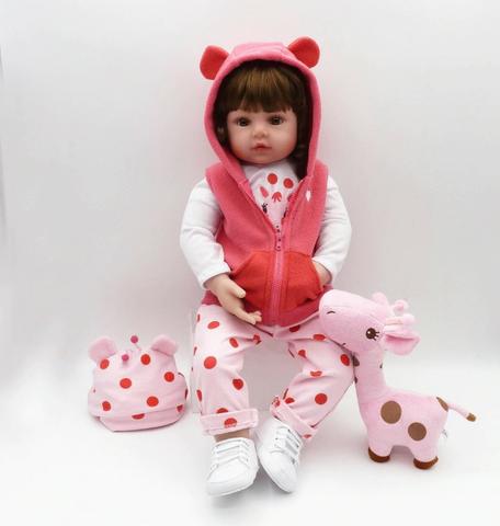 Boneca Bebê Reborn Dolls 47cm - Entrega Grátis - Foto 3
