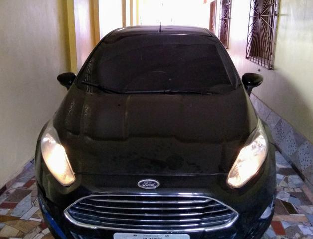 Vendo #Quitado! Ford New Fiesta Titanium 1.6 Automático 14/15 - Foto 3