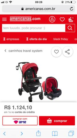 Carrinho de bebê e bebê conforto - Foto 2
