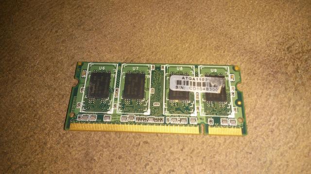 1Gb MEMÓRIA RAM ddr3 NOTBOOK