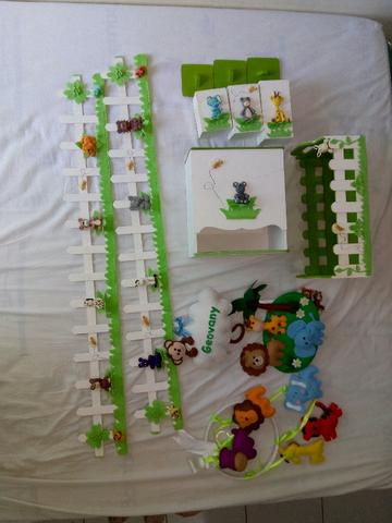 Decoração e kit higiene/ troco por fraldas