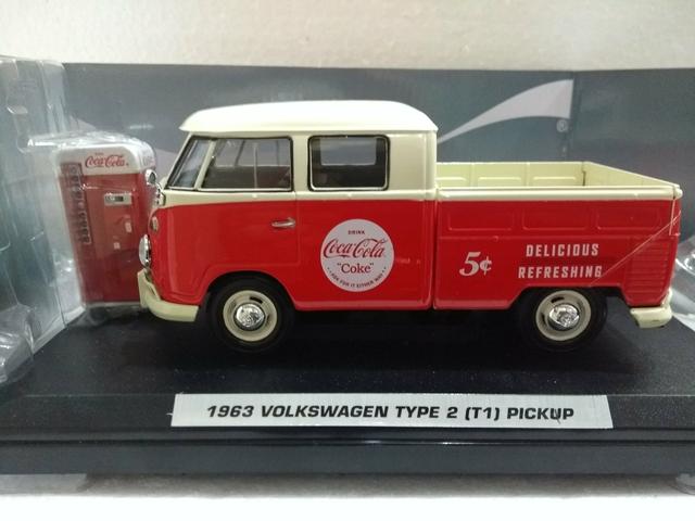 Miniatura Volkswagen Kombi Pickup Coca cola - Foto 2
