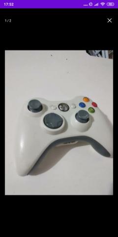 Controle Xbox 360 branco - Foto 2