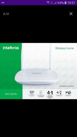 Roteador intelbras 2 antenas