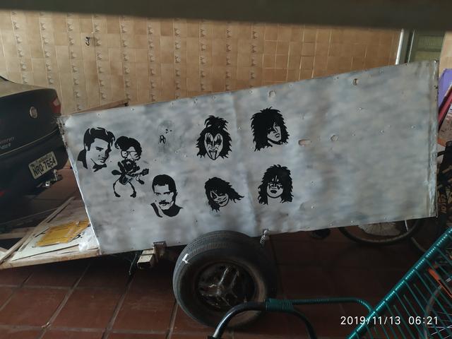 Vendo carretinha reboque com fogareiro - Foto 4