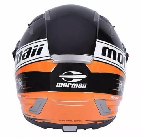 Capacete Mormaii Black Label Orange - Foto 3